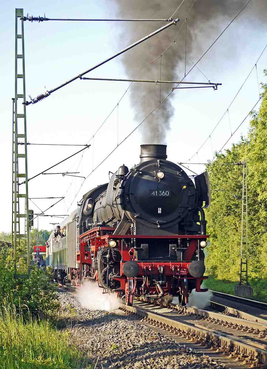 locomotive à vapeur, dampfsonderzug, départ